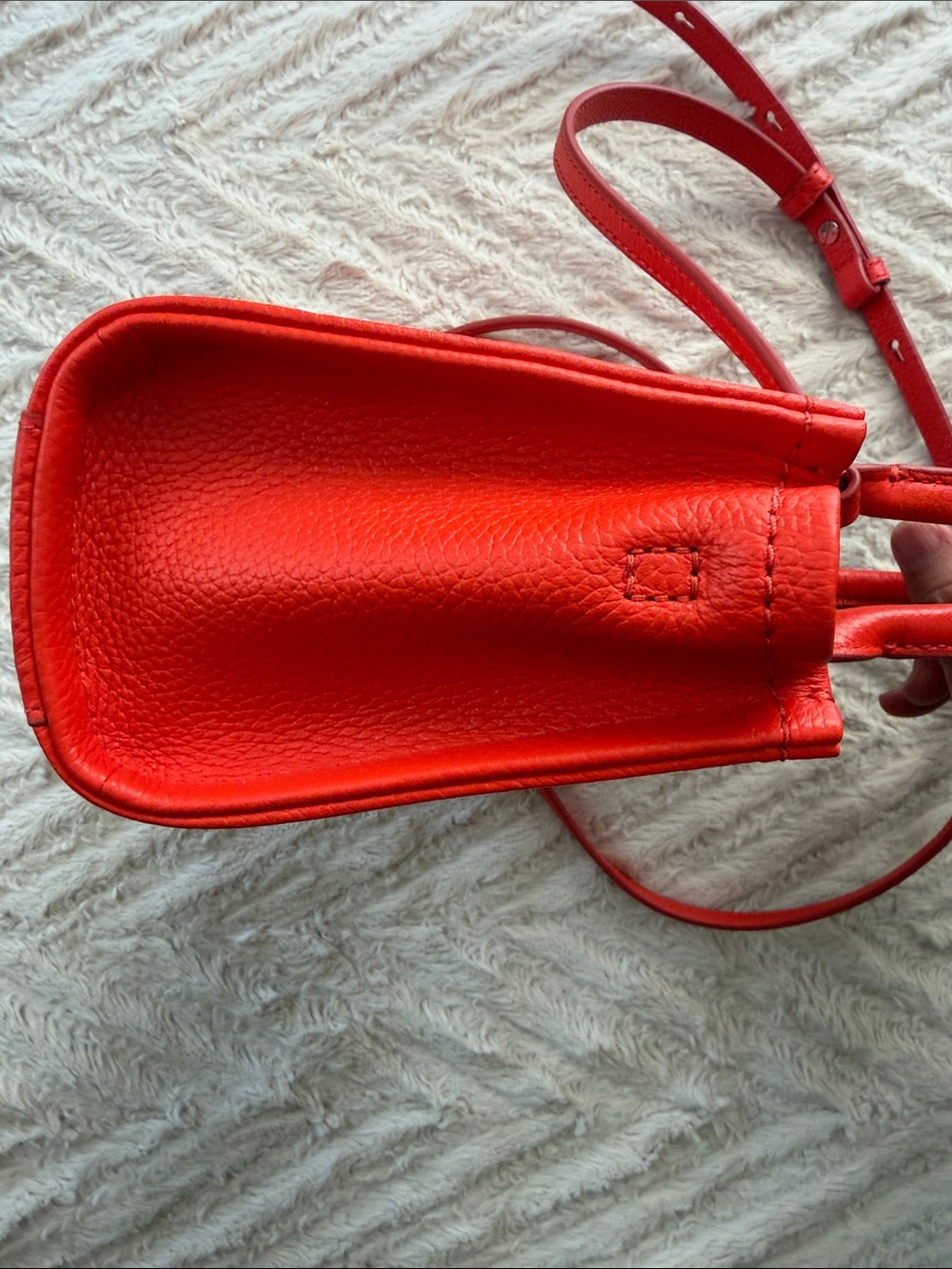 Marc Jacobs Red Mini Tote Crossbody - Picture 5 of 7